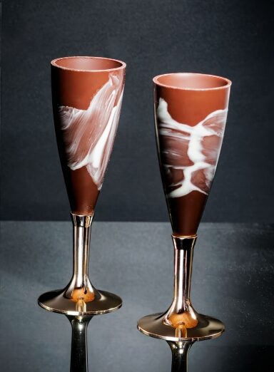 FLUTE A CHAMPAGNE EN CHOCOLAT
