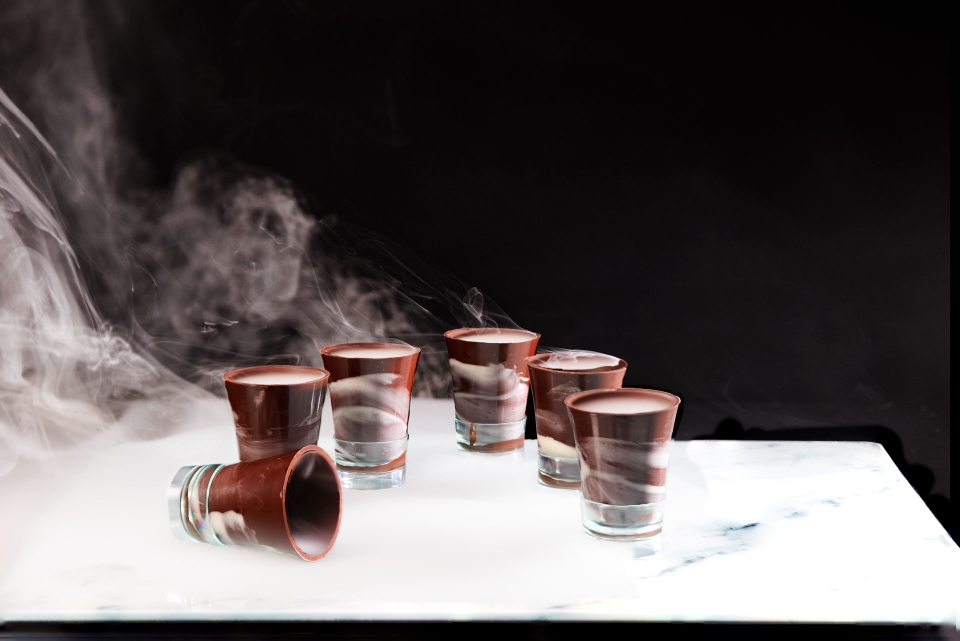 Shooters en chocolat